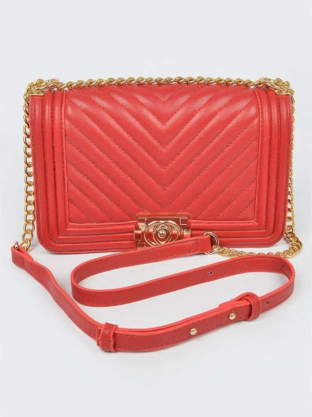 Quilted Chain Shoulder Bag